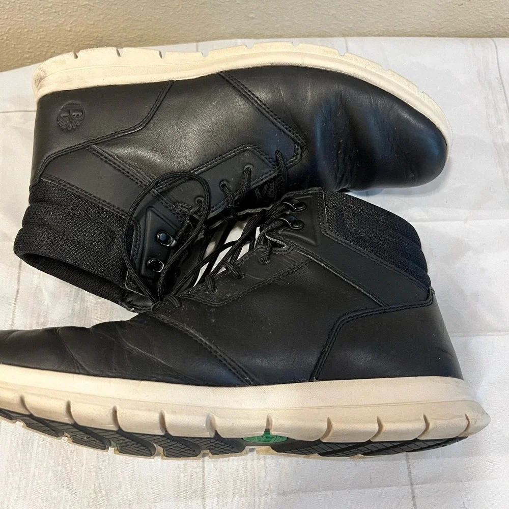 Timberland Killington Chukka Mens 10 Black Good Leather SensorFlex Boots